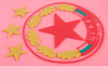 3D Round Club Rubber Silicone Badges Logo Patches Sports Hot Stamp Patches with Stars for Teamwear Uniform Sportswear