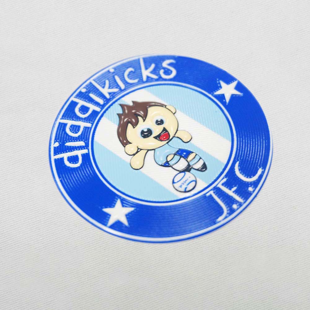 3D Kids Sports Badges Fun Badges Embossed TPU Patches High Frequency for Sportswear Garments Uniforms