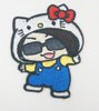 Multi-colour Cartoon Girl Embroidery Patches for Caps Hats Bags Garments Decoration