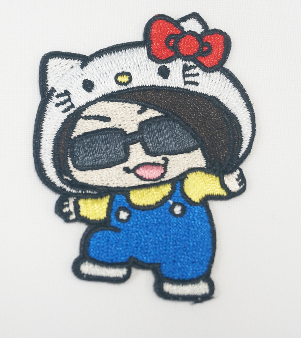 Multi-colour Cartoon Girl Embroidery Patches for Caps Hats Bags Garments Decoration