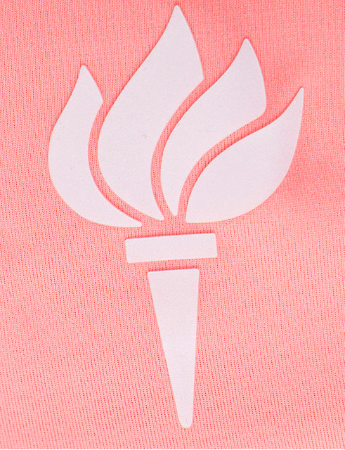 3D Torch White Silicone Patches Iron-on Sports Badges for Sportswear Teamwear Uniform Bags