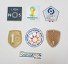 3D Blue and White Flock and Tatami Fabric Patches Sports Patches Iron On Sew On Patches for Garments Sportswear Uniforms