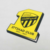 3D Glossy Yellow Football Sports Badges TPU Patches for Sportswear Garments Uniforms