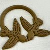 3D Animal Raised Rubber Silicone Iron-on Patches for Sportswear Teamwear Uniform Bags Caps Bags