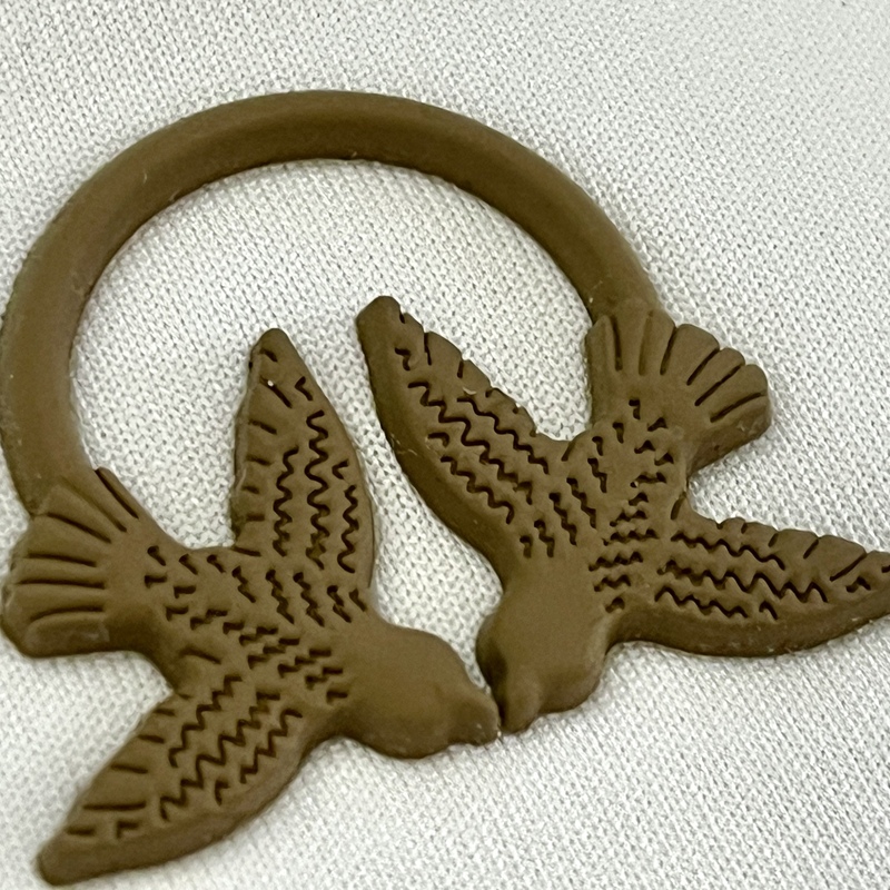 3D Animal Raised Rubber Silicone Iron-on Patches for Sportswear Teamwear Uniform Bags Caps Bags
