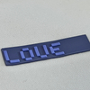 3D Multi-colour Letters Rubber Silicone Iron on Patches Sports Logo for Sportswear Teamwear Uniform Caps Bags
