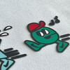 3D Multi-color Cartoon Rubber Silicone Patches Iron-on Club Badges with Raised Letters for Sportswear Teamwear Uniform