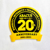 Anniversary Silicone And Fabric Badges Sew On Iron Patches for Corporate Wear