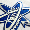 Atomic Style Badges Sew On Iron Silicone Patches for Apparel