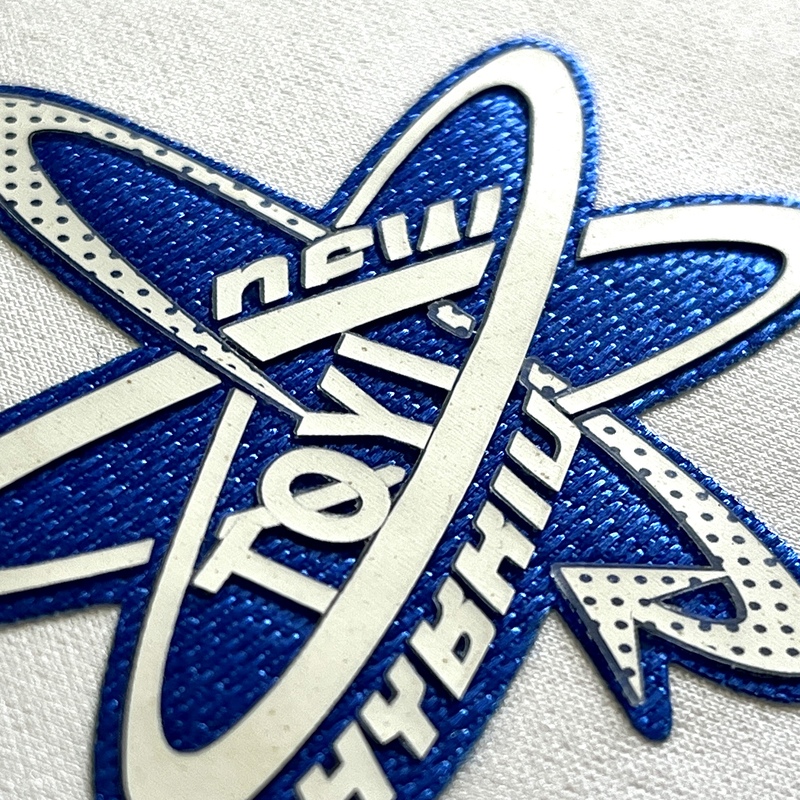 Atomic Style Badges Sew On Iron Silicone Patches for Apparel