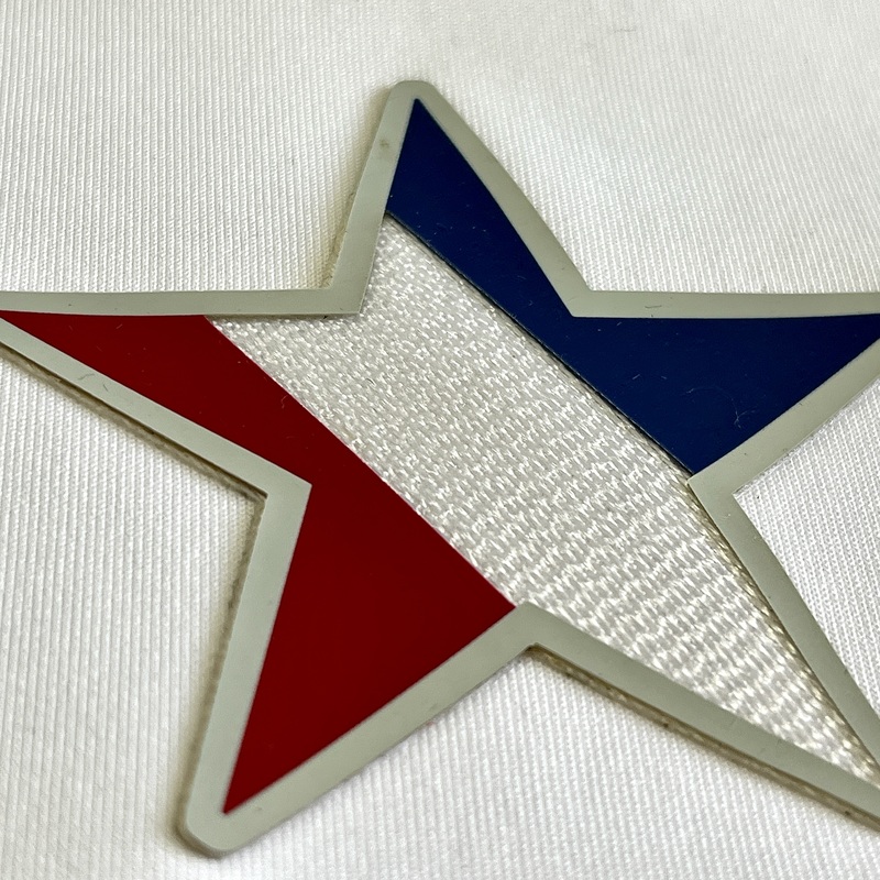 3D Star-shaped Multicolor Sew On Iron Patches for Garments