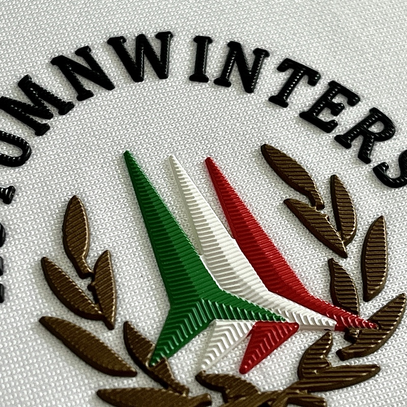Vintage-inspired Embossed Iron-on TPU Patch