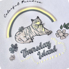 Cat Themed And Rainbow Silicone Sew Iron Patches for Apparel