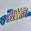 Custom Multicolour Embroidery Letter Heat Transfer Patch 