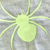 Spider Insect Pattern Glow In-the-dark Heat Transfers for Backpack Decoration