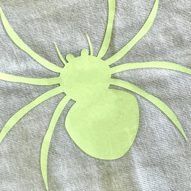 Spider Insect Pattern Glow In-the-dark Heat Transfers for Backpack Decoration