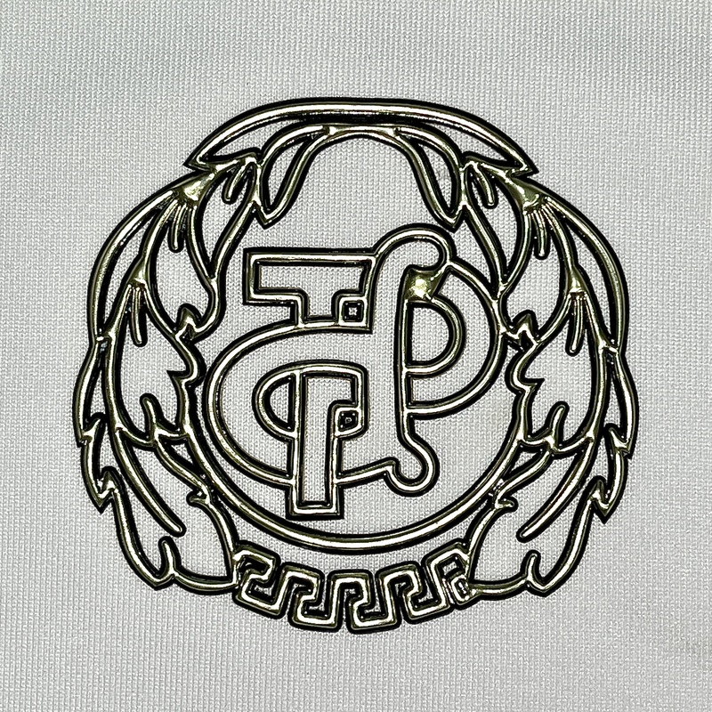 3D Metallic Raised Iron-on TPU Patch for Baseball Cap Logo