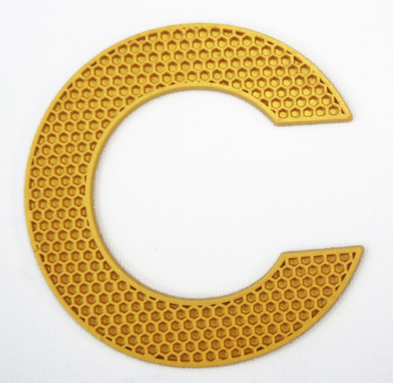 3D Yellow Letter Moulding Silicone Patches Heat Transfer Logo Patches for Fashion Brand Garments Caps Bags