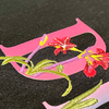 Floral Embroideried High Density Letters