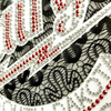3D Lace Heat Transfers with Rhinestone and Glitter for Fashion Brands