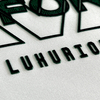 3D Green High-density Textured Letters Heat Transfer for Fashion Brands