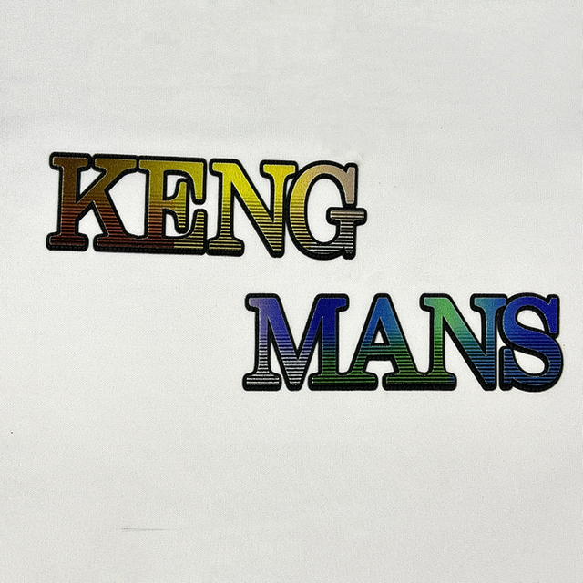 Gradient Design Multi-layer Flock Fabric Patch Heat Transfer