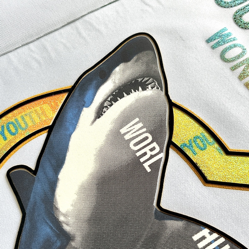 Gradient Glitter 3D High-density Sharp Heat Transfer