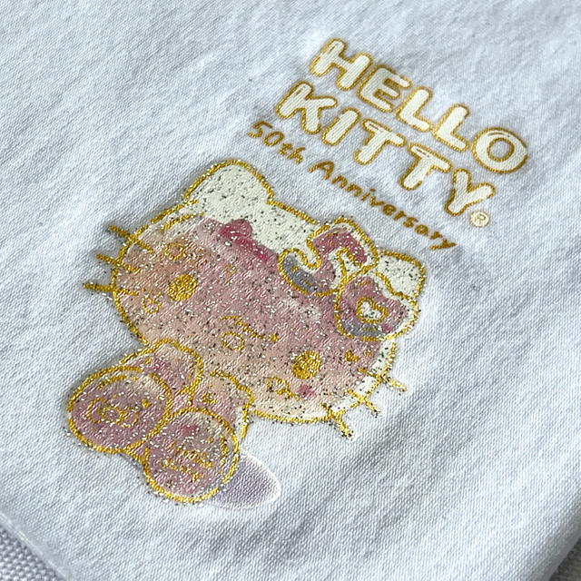 Glitter Hello Kitty Heat Transfer Prints