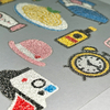 In-stock Customizable Vibrant Caviar Stickers for Journal Handicrafts