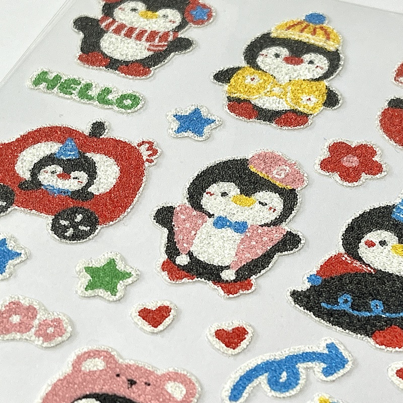 3D In-stock Customizable New Cartoon Caviar Stickers for DIY Handicrafts