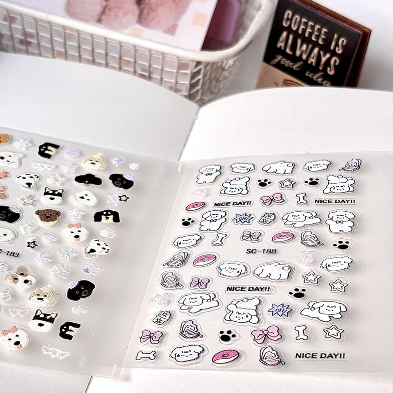 3D Customised DIY Decorative Embossing Stickers for Nails and Handicrafts