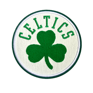 Boston Celtics NBA Team Clover Pattern Embroidered Patch