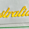 3D Yellow Jelly Letters Rubber Silicone Patches Raised Alphabets Iron-on Badges for Sportswear Teamwear Uniform