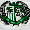 Crest-shaped Flock and Tatami Fabric Badge