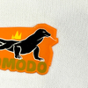 3D Orange Lizard Silicone Patches Sport Badges Heat Transfer Badges for Sportswear Teamwear