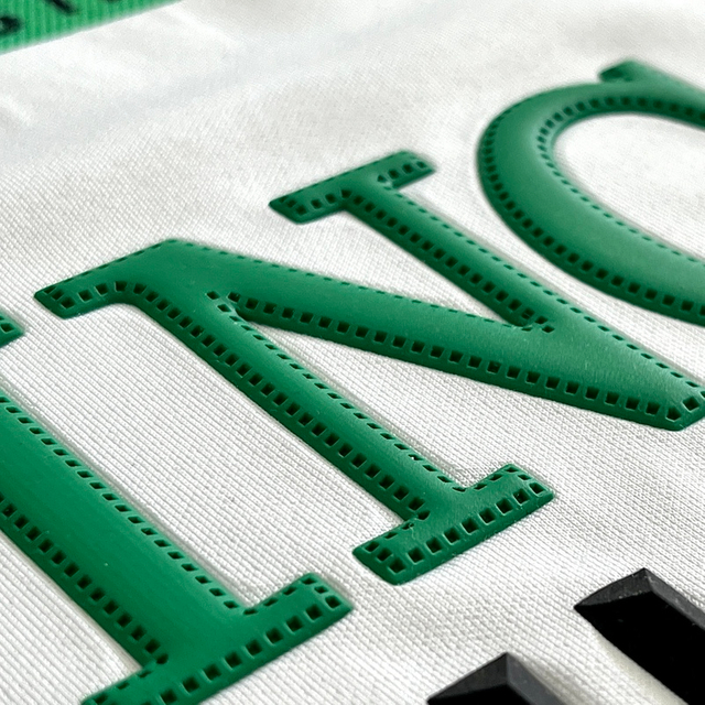 3D Raised Letters Moulding Silicone Patches Heat Transfer for Garments Sweatshirt Hoodie 