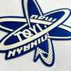 Atomic Style Badges Sew On Iron Silicone Patches for Apparel