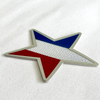 3D Star-shaped Multicolor Sew On Iron Patches for Garments