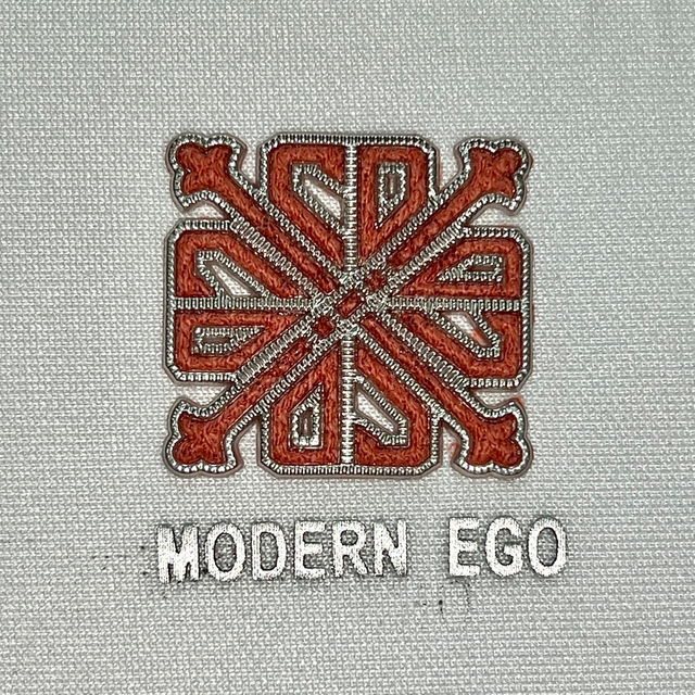 Ornate Snowflake-patterned Iron-on Badge