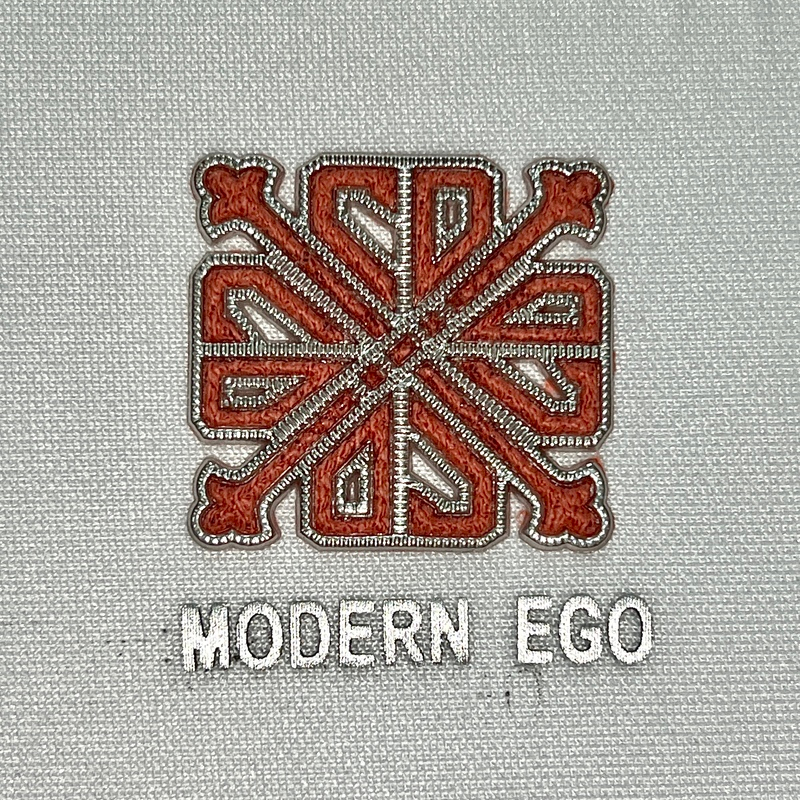 Ornate Snowflake-patterned Iron-on Badge
