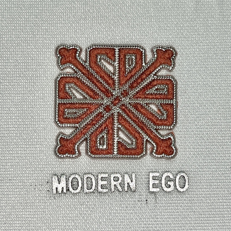 Ornate Snowflake-patterned Iron-on Badge
