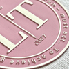 3D White Symbol Rubber Silicone Patches with Raised Letters Iron-on Sports Badges for Sportswear Teamwear Uniform