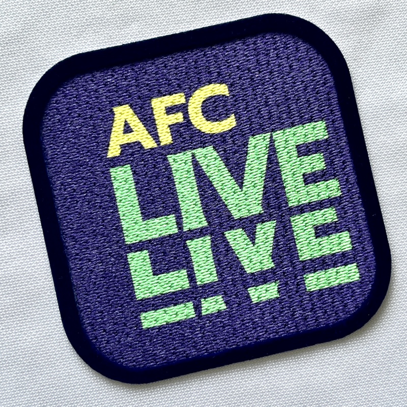 Square Flock And Tatami Fabric Badge for Sportswear Decoration
