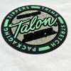 3D Shiny Round Metallic Silver Flock And Tatami Fabrics Clubs Patches for Garments Sportswear Teamwear