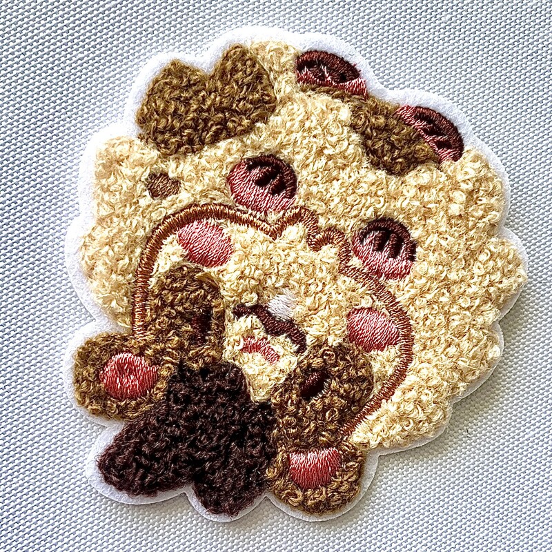 Soft Cartoon Embroidered Chenille Patch