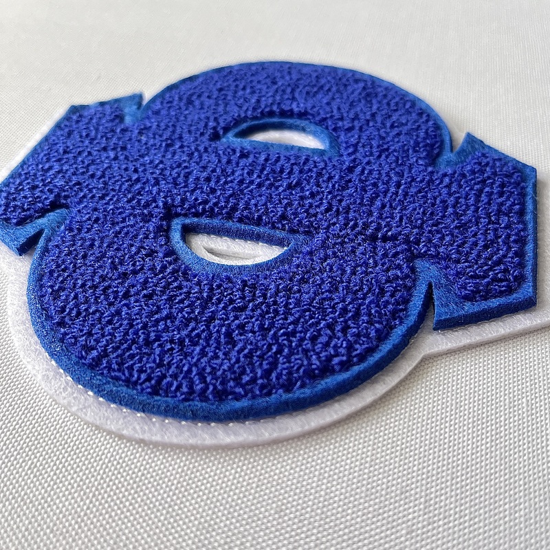 Blue Creative Unique Design Logo Embroidery Patch for Children's Sweatshirt Combination