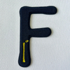 Letter Design Embroidery Patch for T-shirt Combination
