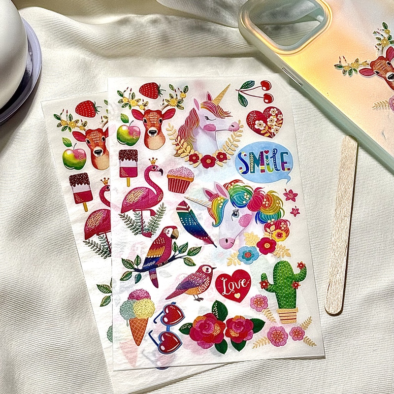 Unicorn Animal DIY Rub-on Stickers 26.jpg