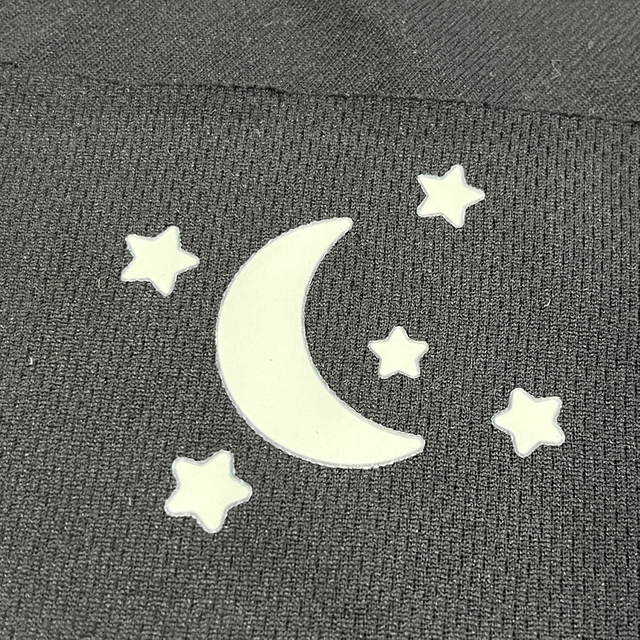 Starry Sky Pattern Glow In-the-dark Heat Transfers for Children's Clothing Design