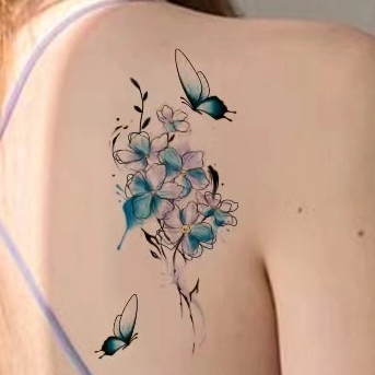 Custom High-quality Multicolor Water Transfer Temporary Tattoos Sticker 